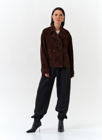 Женская куртка из натуральной замши