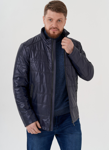 Мужская куртка синего цвета