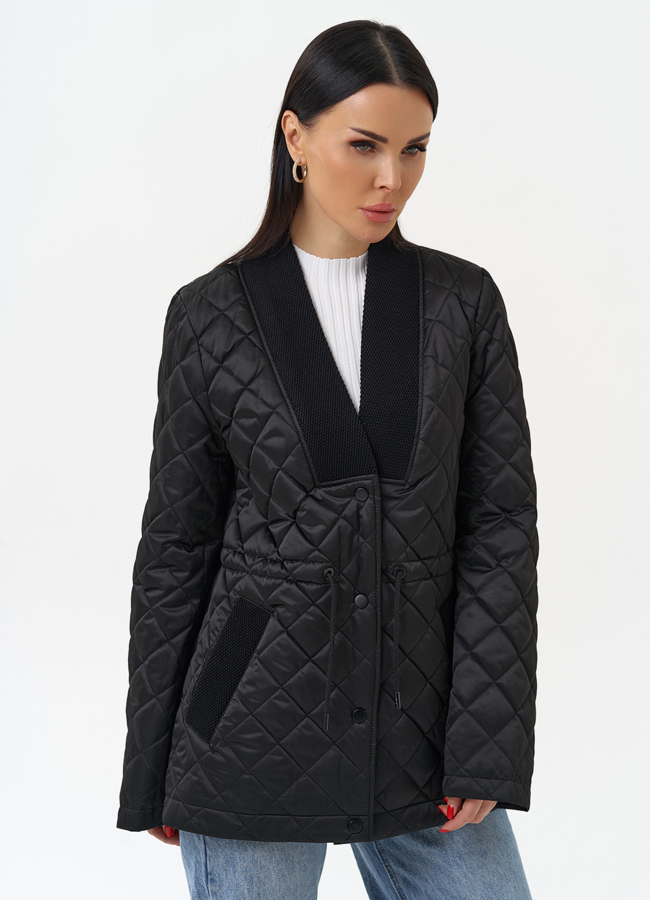 Женская утепленная стеганая куртка модель № 30051 универмаг малина