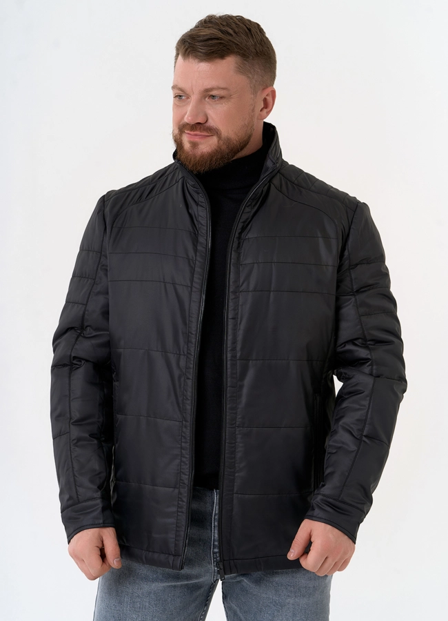 фото Мужская куртка с воротником стойкой модель № 30272