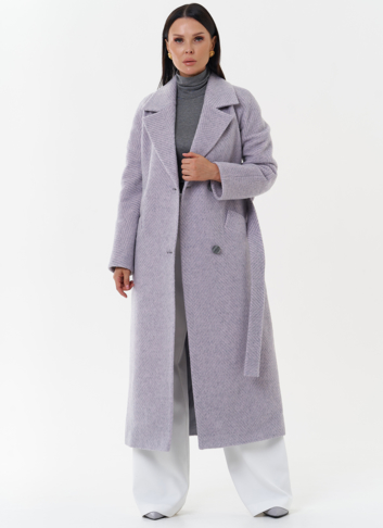 Женское пальто с английским воротником