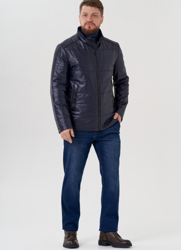 Мужская куртка синего цвета
