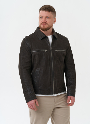 Мужская куртка из натуральной кожи 