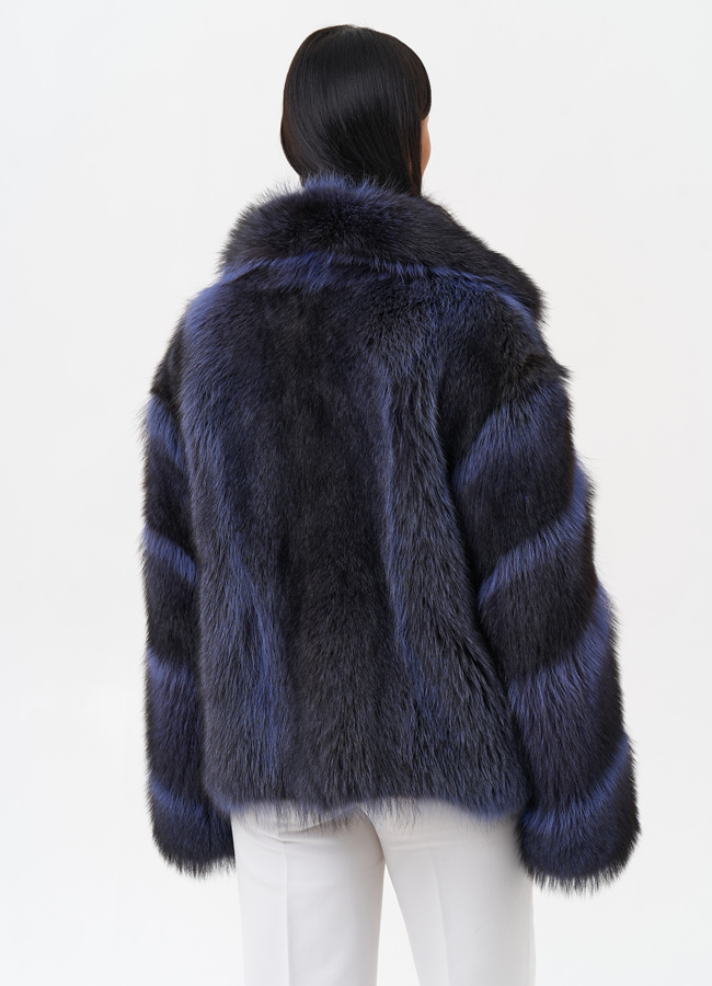 Куртка из енота модель № 29487 универмаг малина