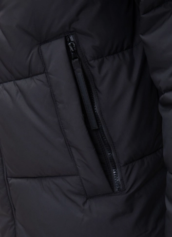 Мужской пуховик с капюшоном  фото