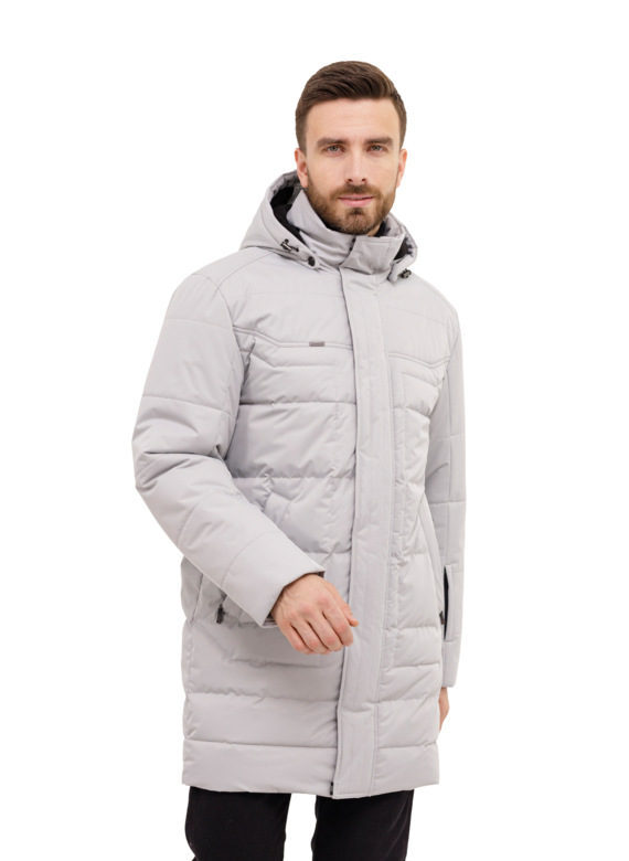 Пуховик мужской с капюшоном 
