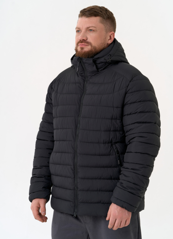 Мужской пуховик черного цвета