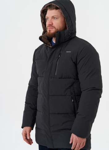 Мужской пуховик с капюшоном