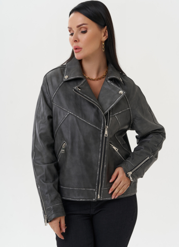 Куртка "косуха" из натуральной кожи