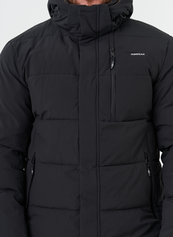 Мужской пуховик с капюшоном