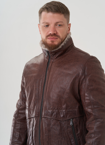 Мужская куртка из натуральной кожи 