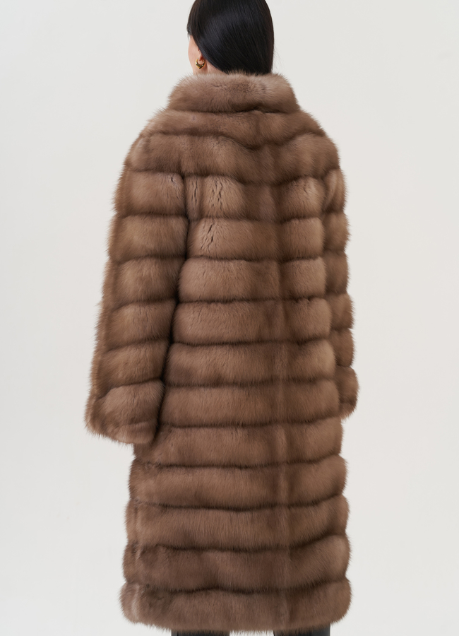 Шуба из куницы  модель № 25815 универмаг малина