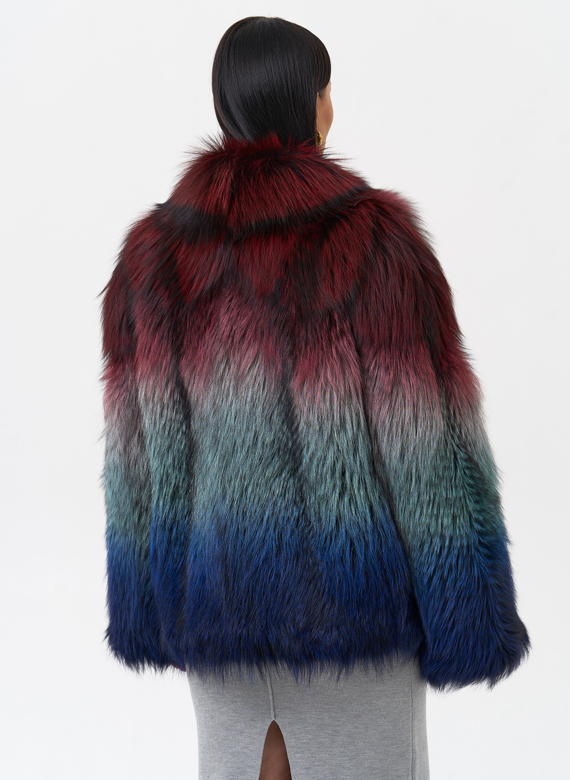 Куртка из чернобурой лисы 