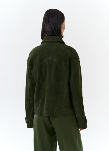 Женская куртка из натуральной замши