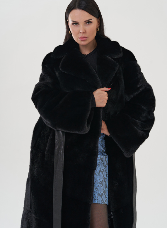 Шуба из аукционного меха норки