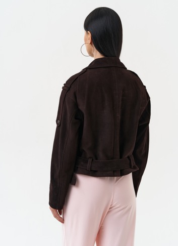 Женская куртка из натуральной замши