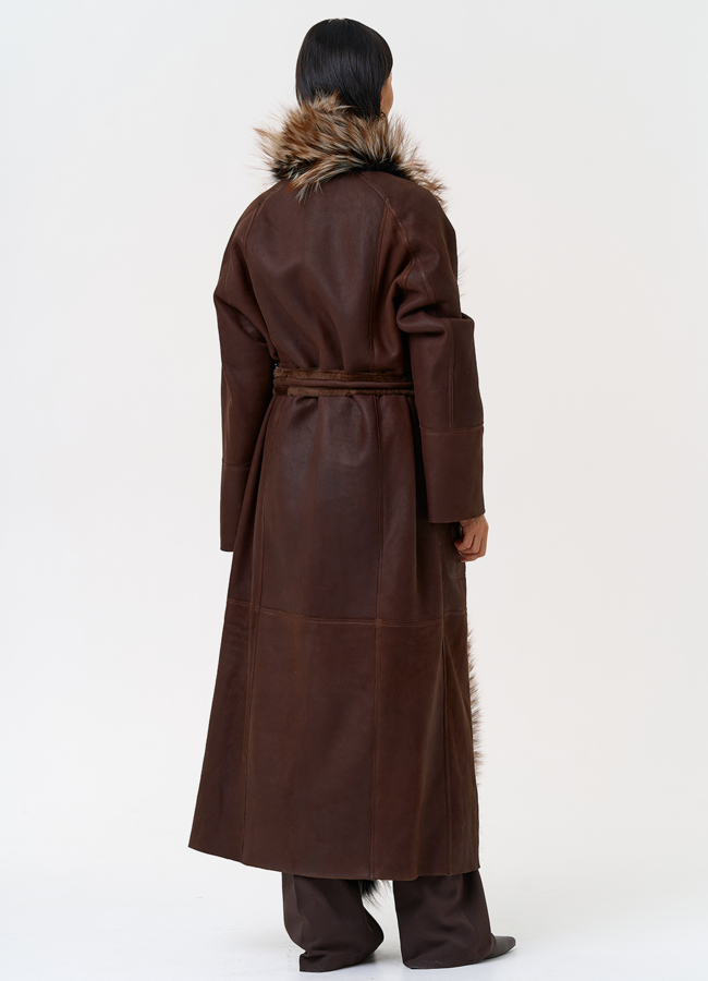 Женская дубленка из овчины Cortos модель № 31399 универмаг малина