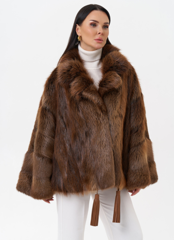 Болеро из меха бобра